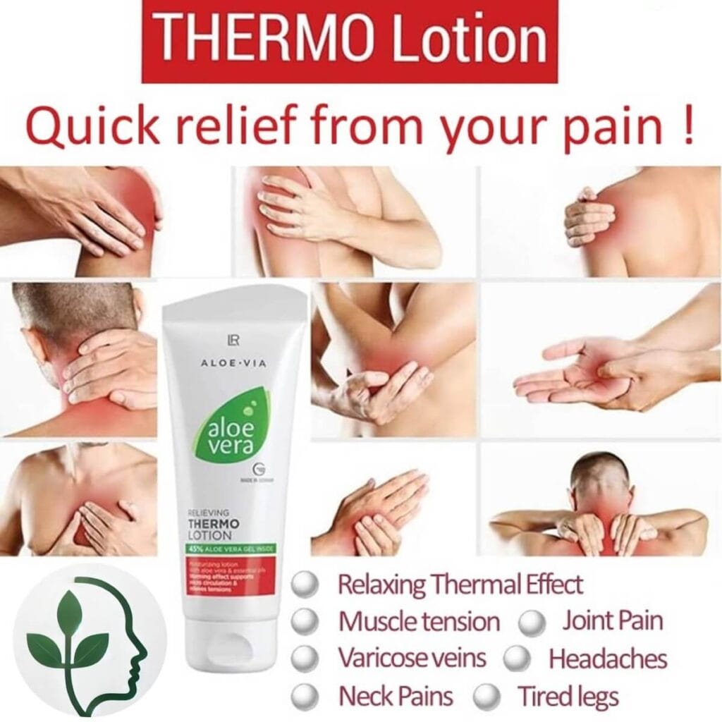 Pain Relief Cream Aloe Thermo lotion